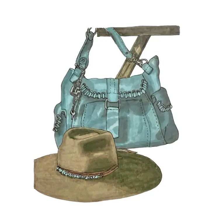 BN003. Turquoise Spotlight