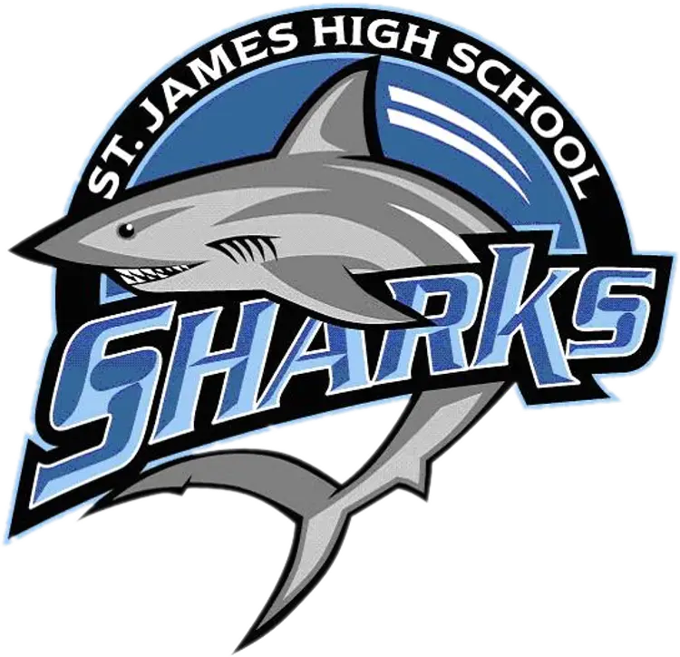 (3) Ladies Shirts! - St. James High School Sharks XL Size w/ Free Megaphone! Murrells Inlet, SC