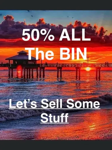 2 Hour Power Sale~Shop The BIN Shelves For 50% Off