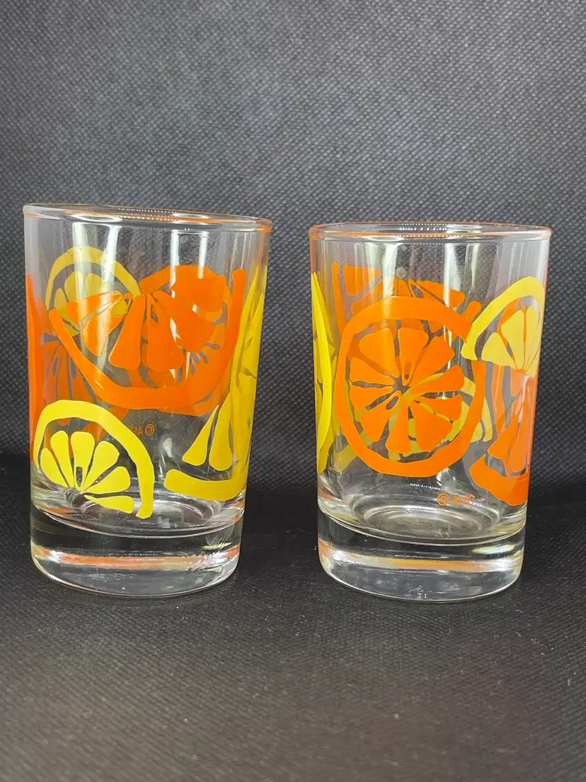 Vintage Anchor Hocking Juice Glasses
