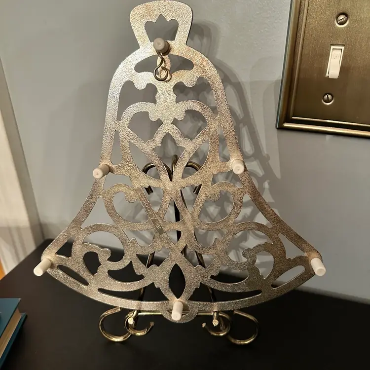 Silver plated Christmas Bell Trivet