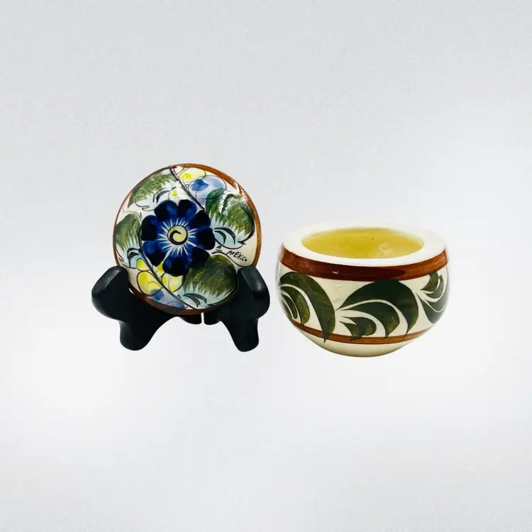 TRINKET BOX 
Talavera Mexico