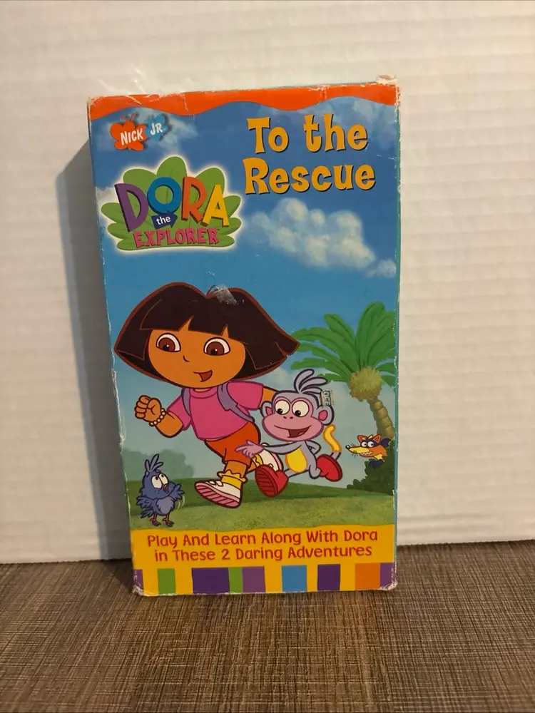 Dora the Explorer - To the Rescue VHS 2001 Nick Jr. Nickelodeon Tested