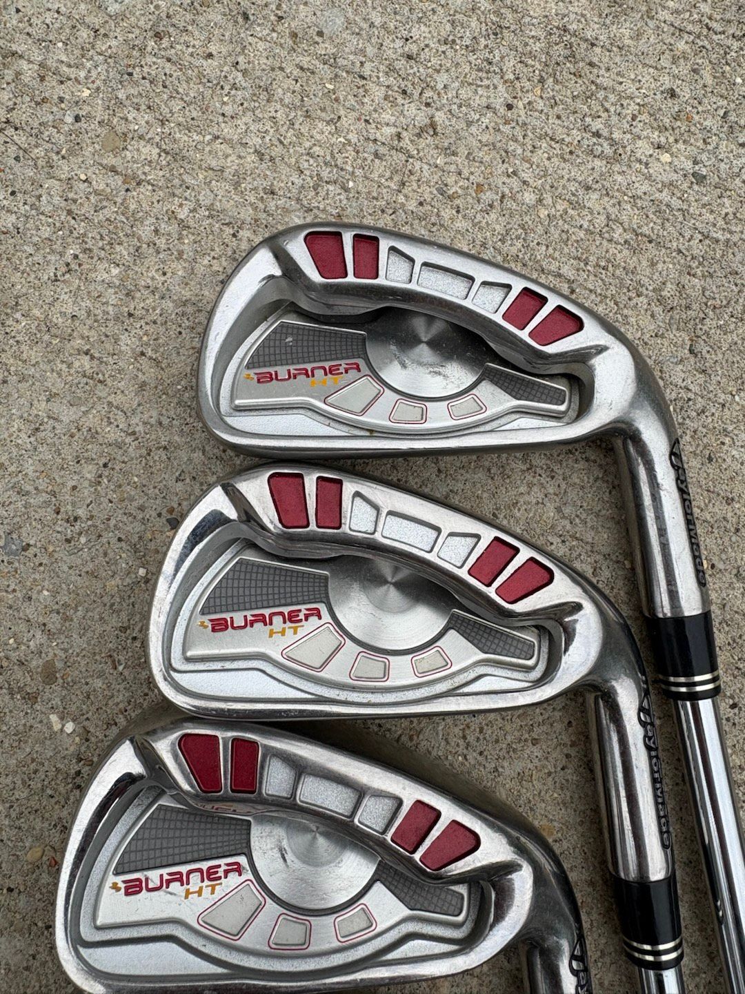 TaylorMade Burner HT Iron Set 5-PW RH Stiff Flex Winn Dri