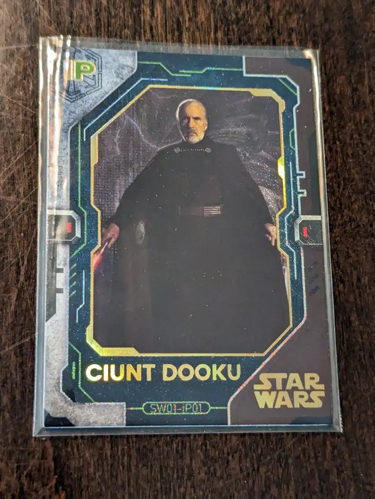 2023 Star Wars Prerelease Count Dooku IP Card