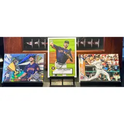 Justin Verlander Houston Astros lot: 2022 Stadium Club Chrome Trophy Hunters, 2020 Update ASG, & 2021 Topps 1952 Insert