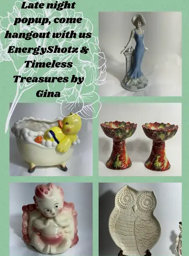Late Night Popup - EnergyShotz & Timeless Treasures by Gina