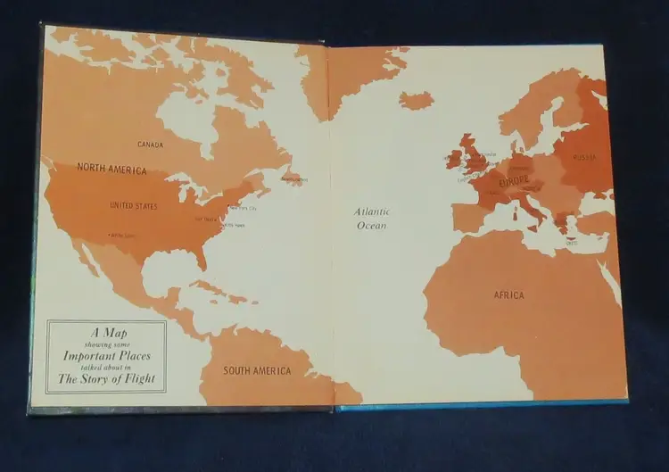 Vintage Book The Story Of Flight 1967 Young Readers