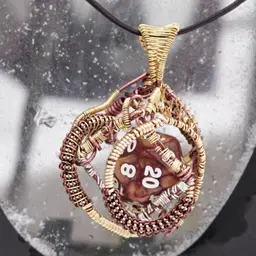 Wire Wrap 20 Sided Die