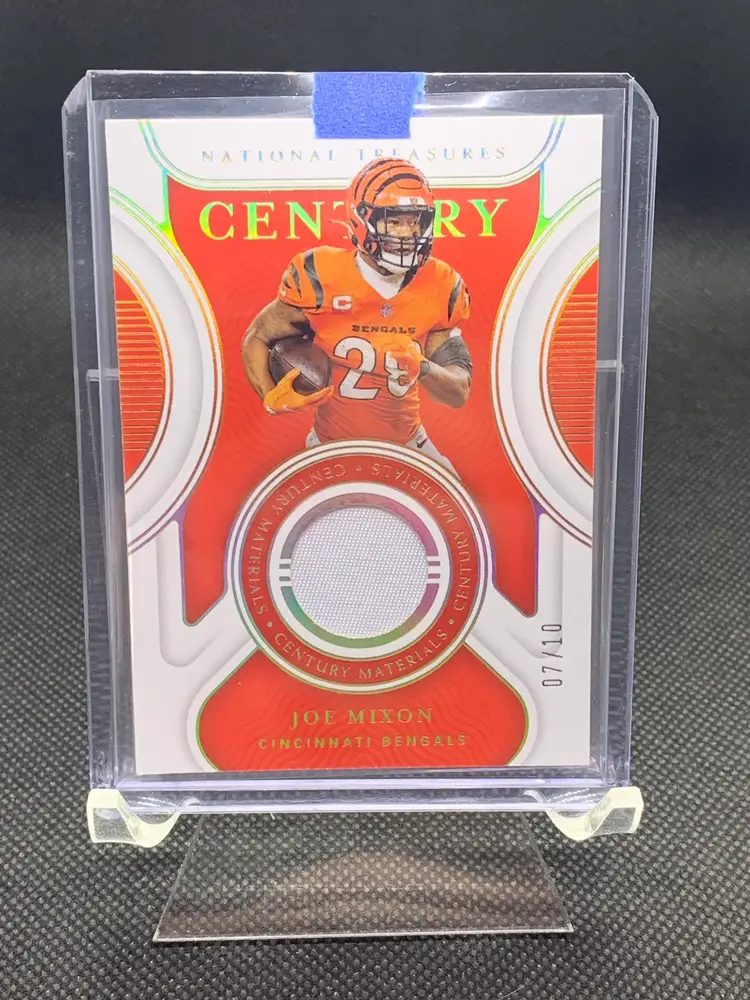 21 NT Century Materials Player Worn/Used Joe Mixon Patch /10. Cincinnati Bengals