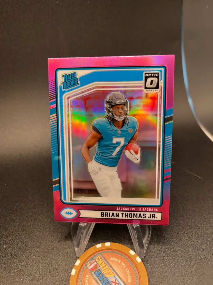 Brian Robinson Pink Optic Preview RC 2024 Jacksonville Jaguars