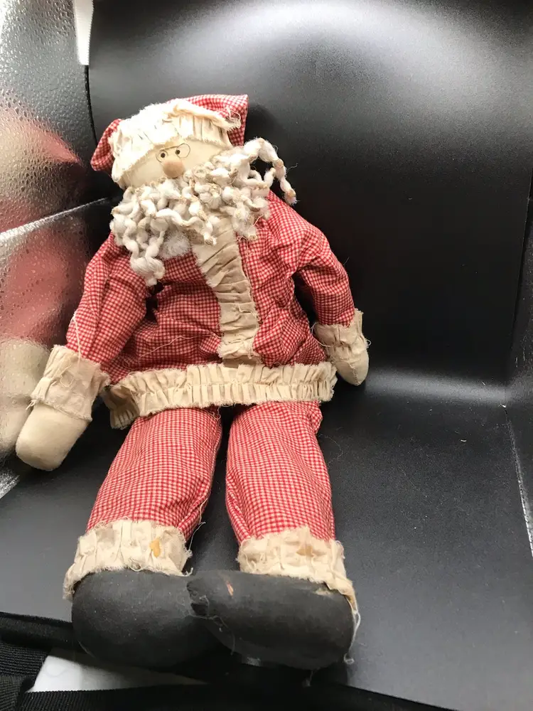 Handmade primitive farmhouse Santa