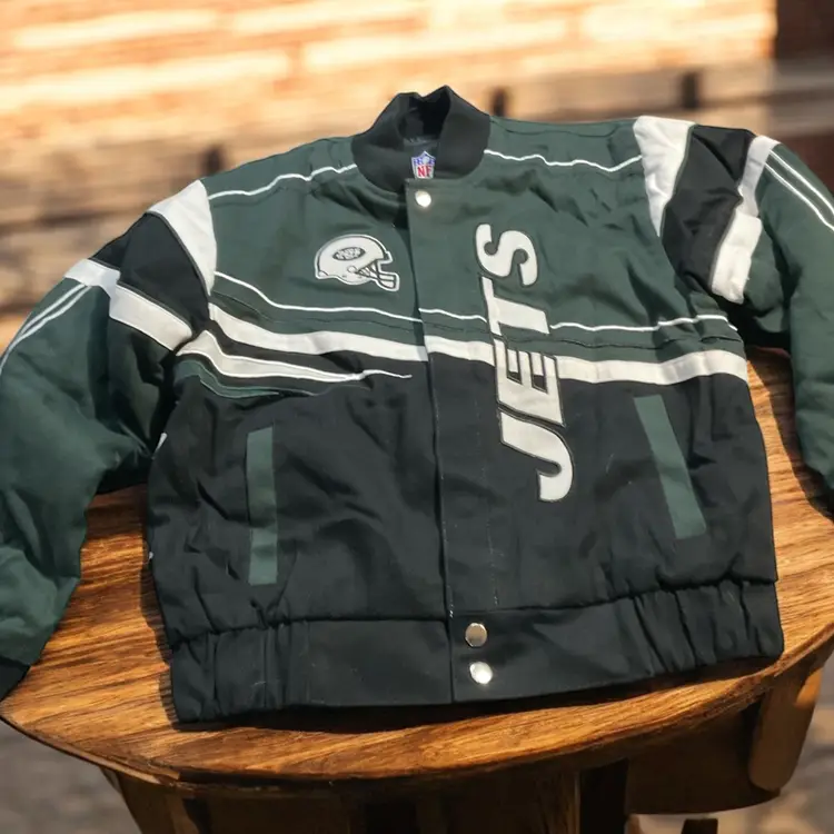 Youth Large Jets Snap Closure Coat. NWT.