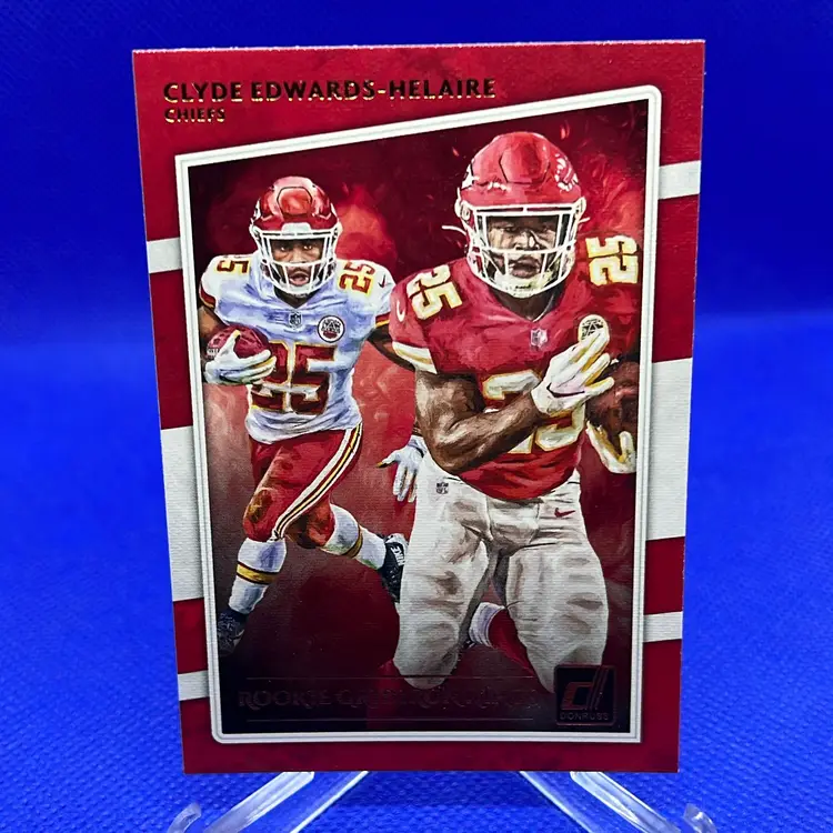 Clyde Edwards-Helaire 2020-21 Panini Donruss Rookie Gridiron Kings RC RGK-CEH Kansas City Chiefs