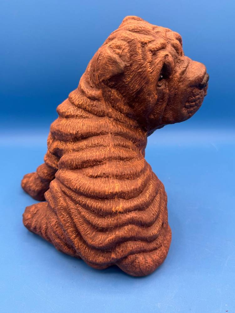 Shar Pei Dog Vintage Figurine