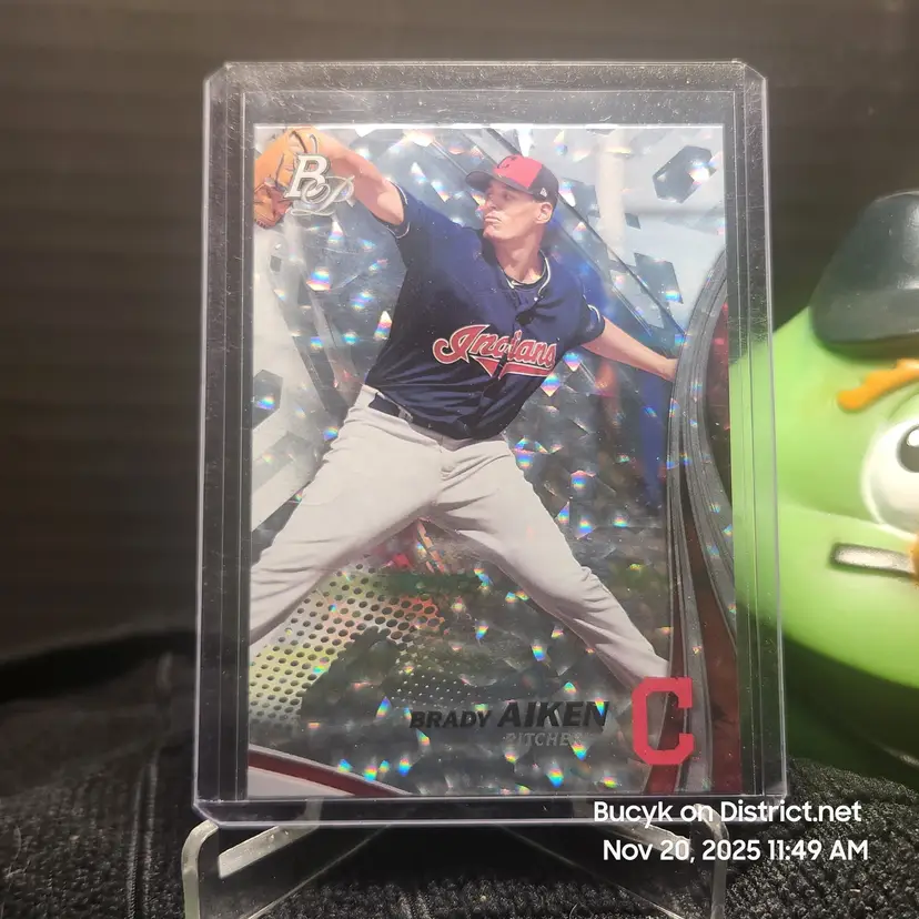2017 Bowman Platinum Ice - Brady Aiken Cleveland Guardians