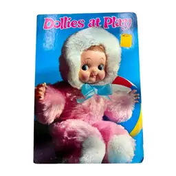 70's Vintage Kitsch DOLLIES AT PLAY Board Book AKIHIKO TSUTSUMI