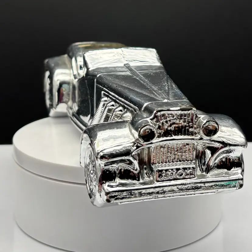 Avon Silver Duesenberg Car Aftershave Bottle Decanter | Vintage 1970s