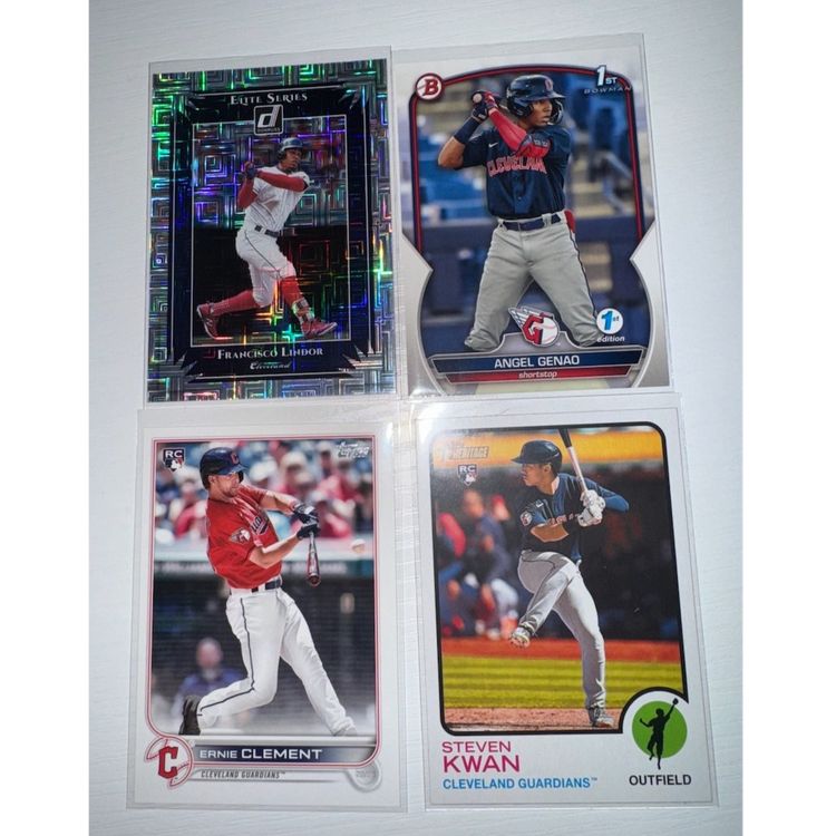 Cleveland Guardians 4 Card Lot