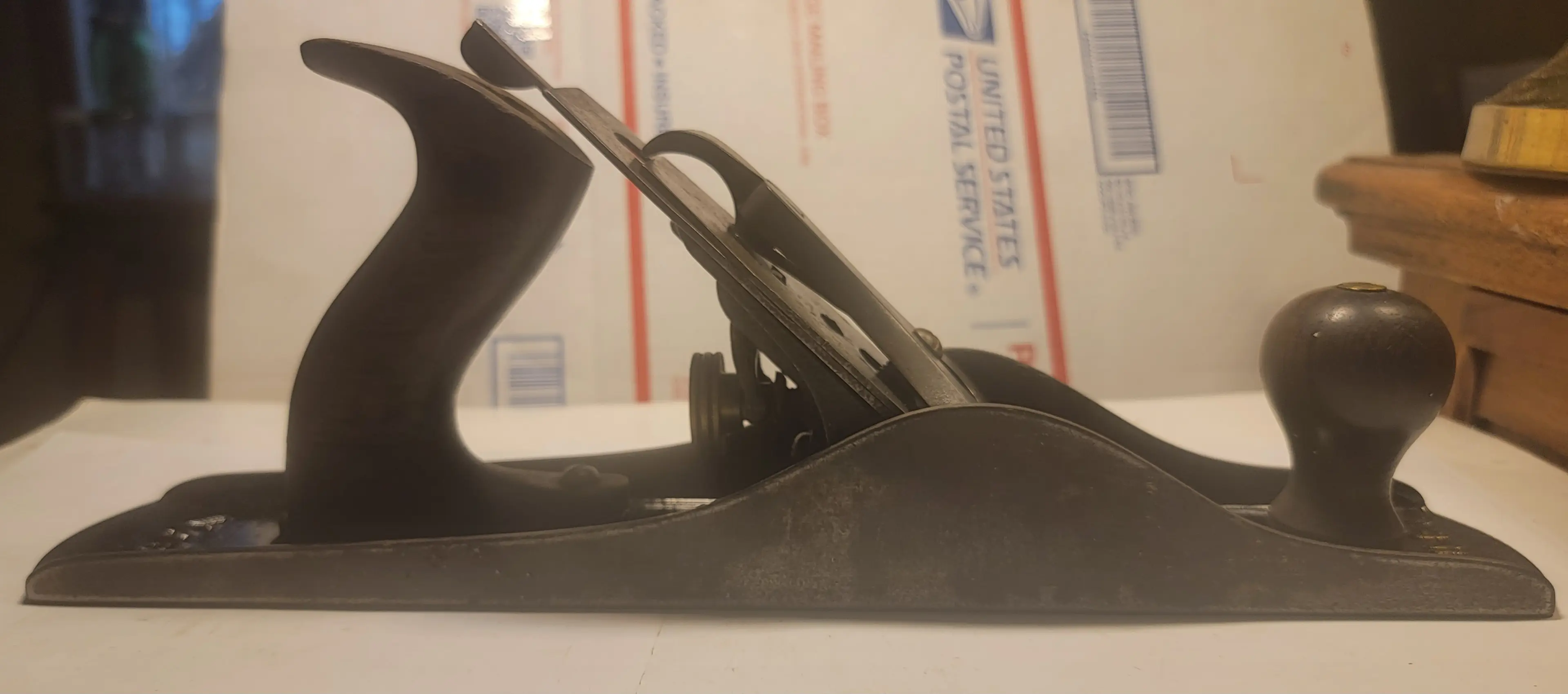 Stanley #5 Type 11 Plane Corrugated Sole V Logo Iron 3 Pat. Dates Tuned Sharp