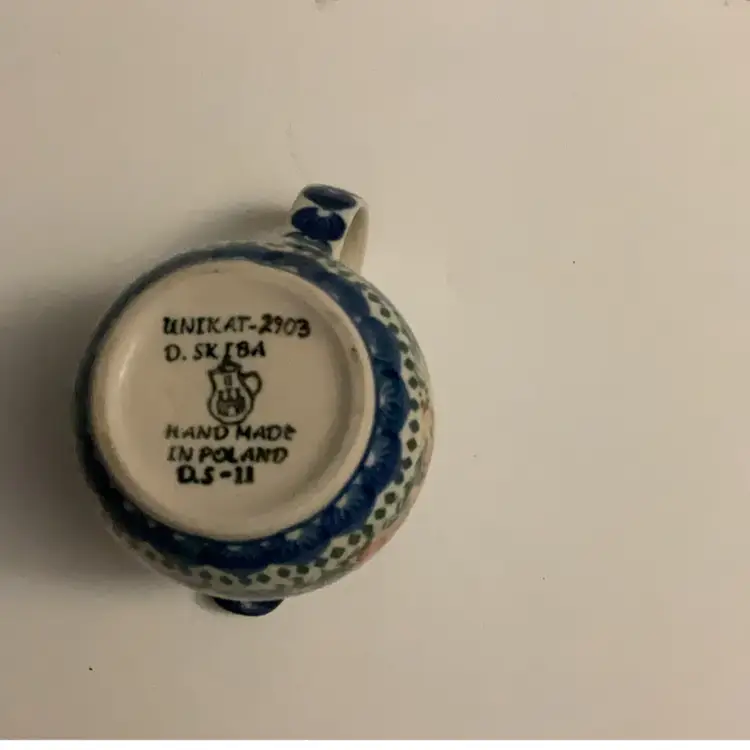 Polish Pottery Creamer