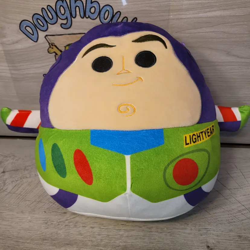 Squishmallow Disney Toy Story Buzz Lightyear 10" Stuffed Plush VGC