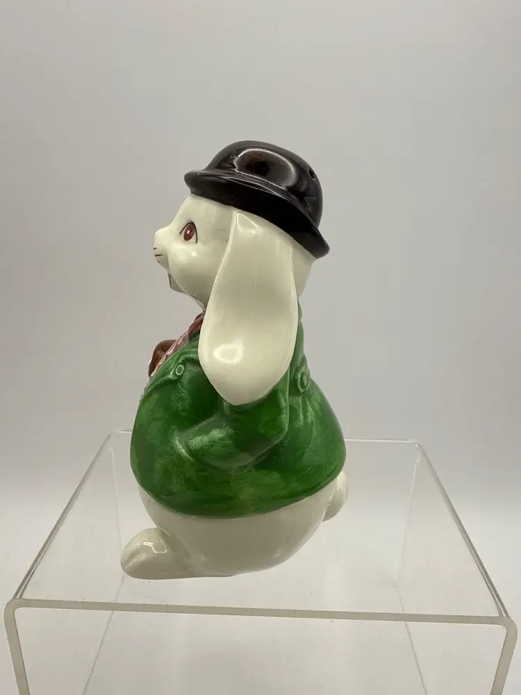 Vintage Otagiri Ceramic Rabbit Bunny Salt Shaker Japan Hand Painted