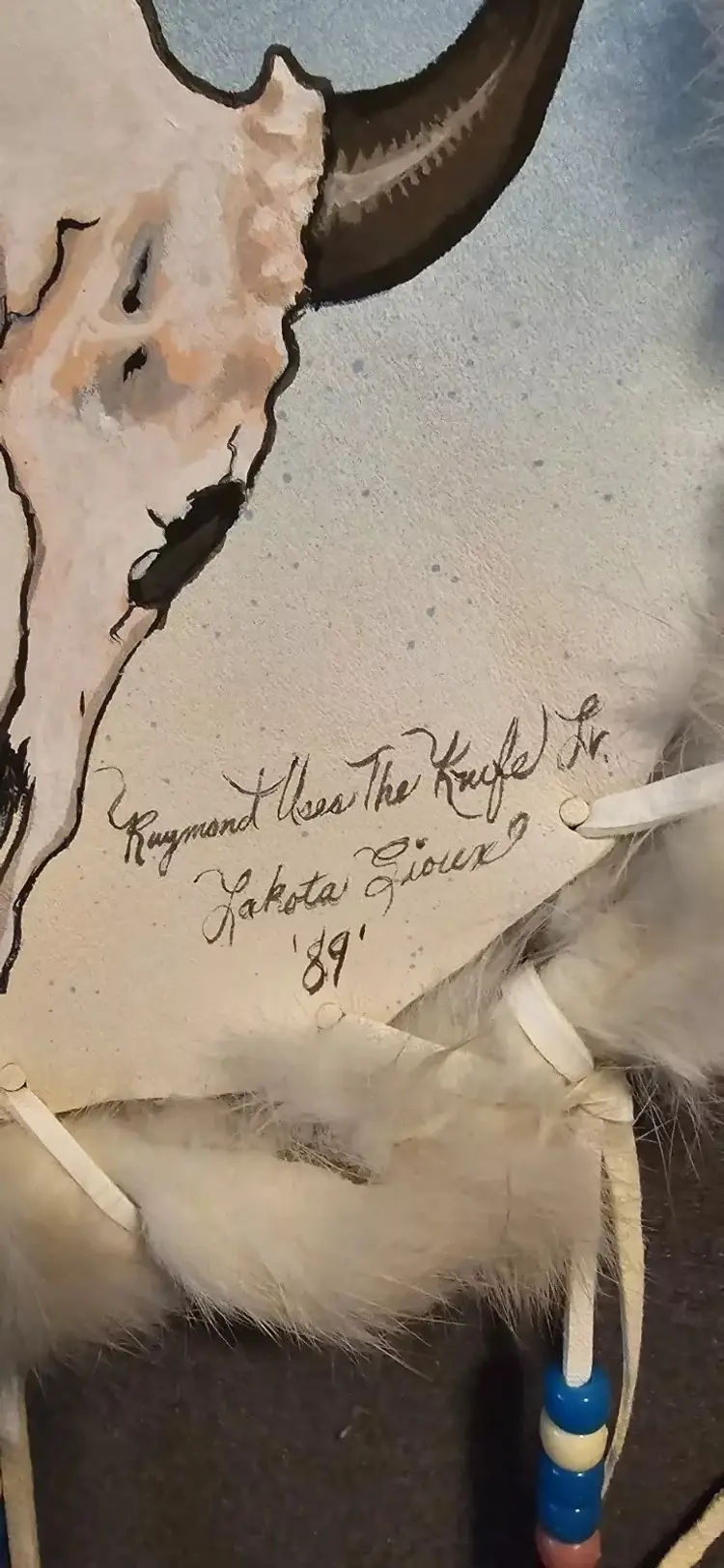 Vintage Native American Mandella-Signed