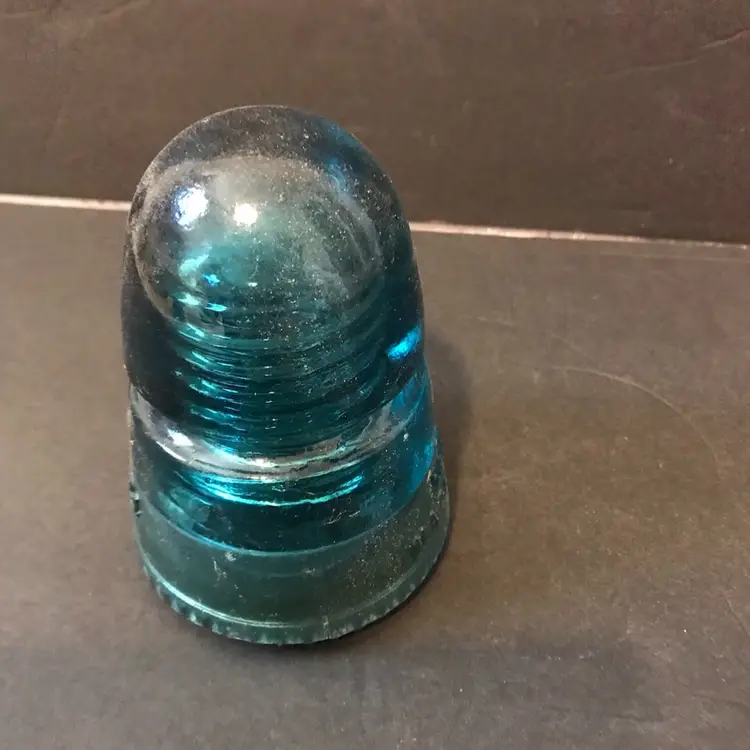 Antique Green/ Blue Beehive #8 Insulator