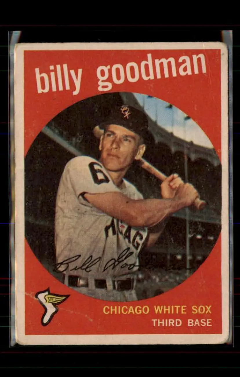1959 Topps #103 Billy Goodman - (pk4) - Chicago White Sox