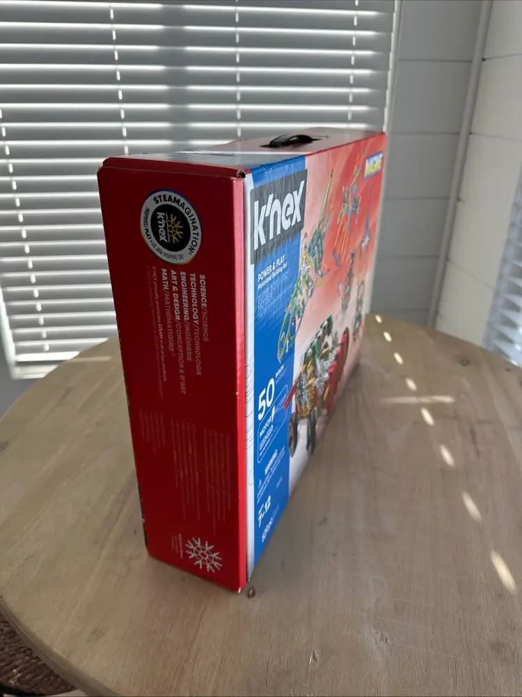 K’nex Imagine Power & Play Motorized Building Set 23012 529 Pieces 50 Builds New