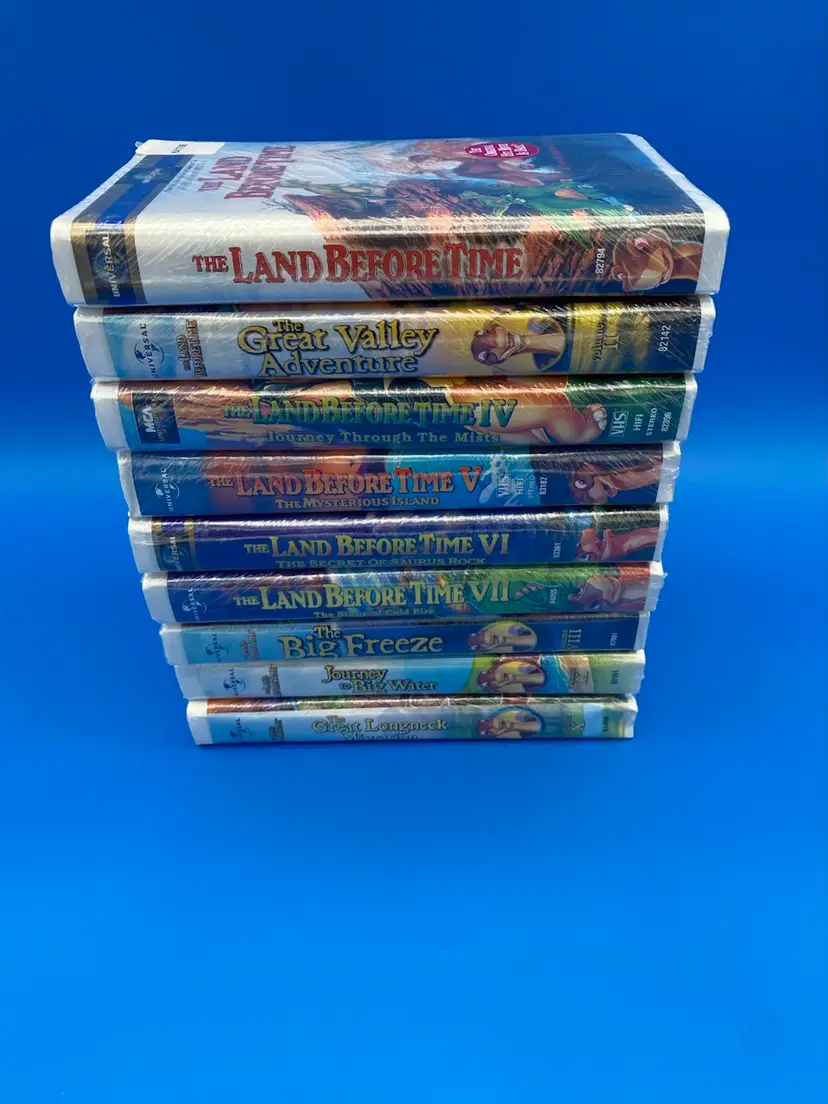 The Land Before Time 9 VHS Movie Collection - All Sealed - Missing #3