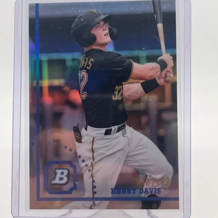 2022 Henry Davis Bowman Heritage Chrome Refractor Pirates /199