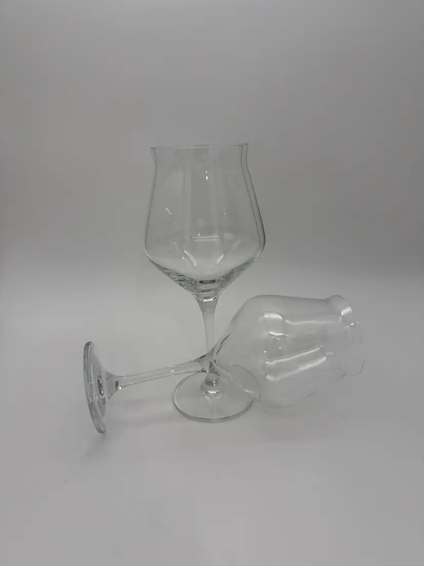Eisch German Superior Bordeaux Crystal Stem Flared Wine Glasses 14 Oz Set Of 2
