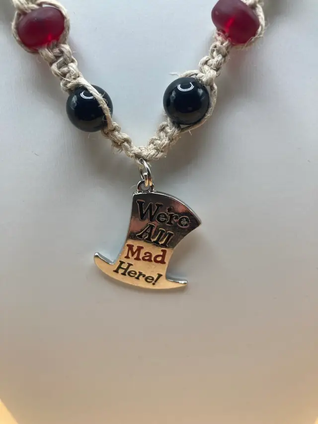 Mad Hatter Hemp Necklace