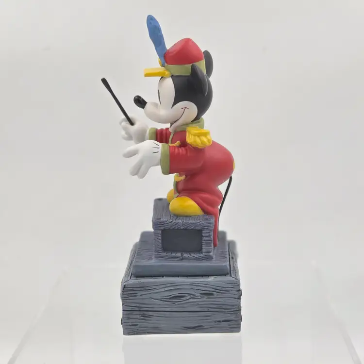 WDCC Mickey Mouse The Band Concert Sculpture "From the Top" 70th Birthday with Base