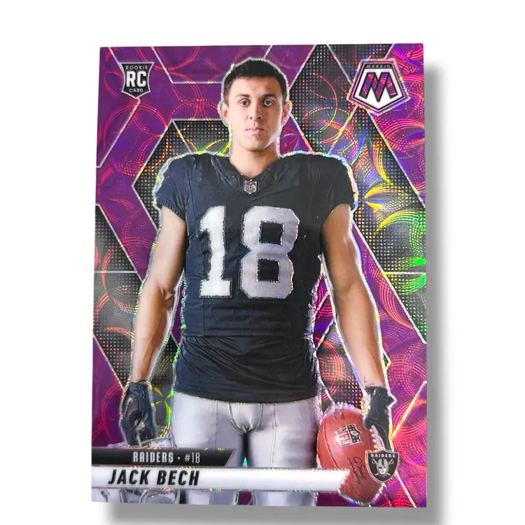 2025 Panini Mosaic Jack Bech RC Variation Purple Scope