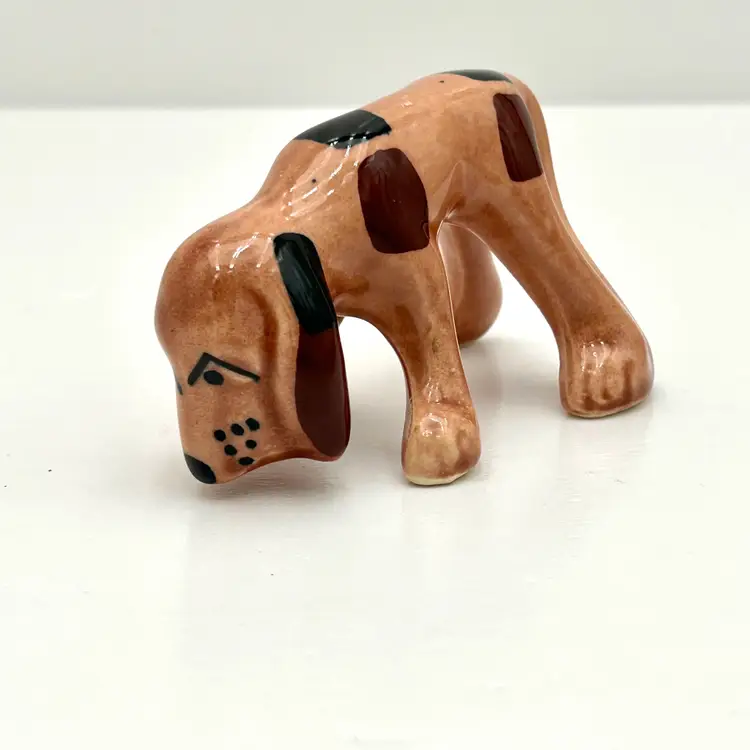 Grindley Pottery Ceramic Hound Dog Figurine