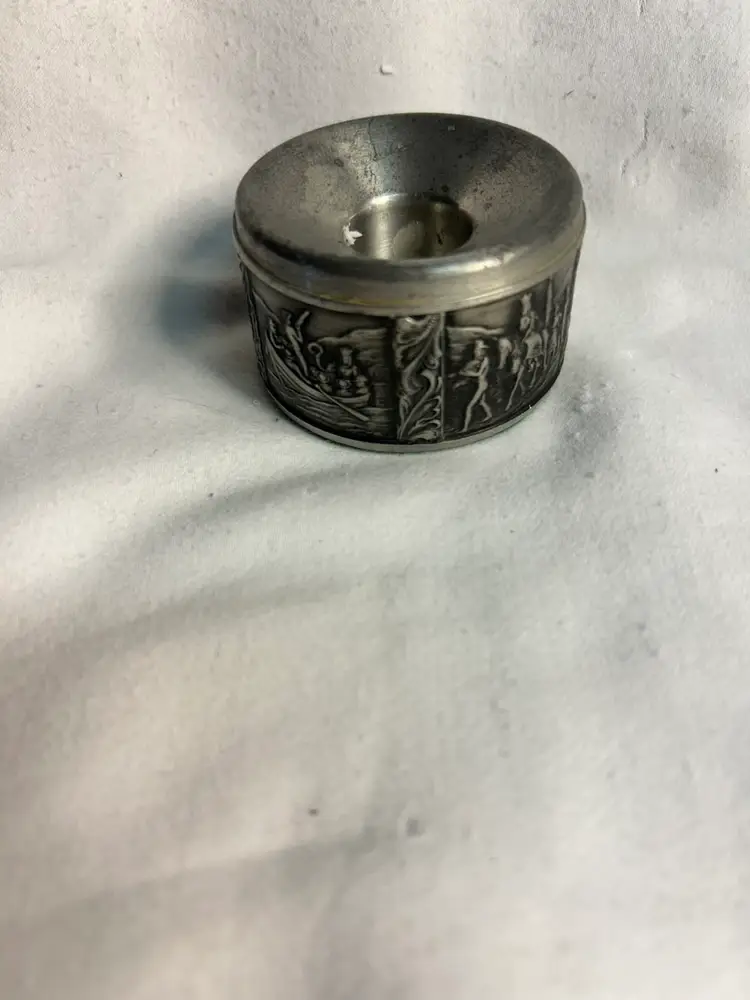 Norwegian Pewter Taper Candle Holder