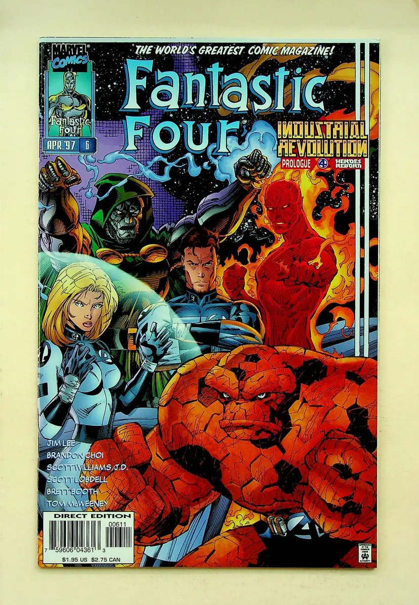 Fantastic Four #6 (Apr 1997, Marvel) - Near Mint
