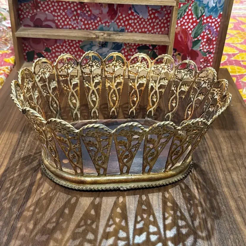 Metal Floral Basket