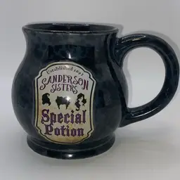 Disney Hocus Pocus Sanderson Sisters Cauldron Potion 3D Sculpted Ceramic Mug
