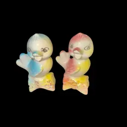 #01 - Vintage Anthropomorphic Bird Shaker Set