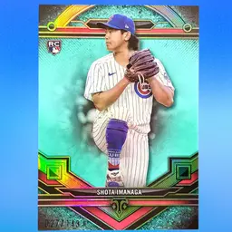 Shota Imanaga 27/149 RC Aquamarine - 2024 Triple Threads Rookie - Chicago Cubs