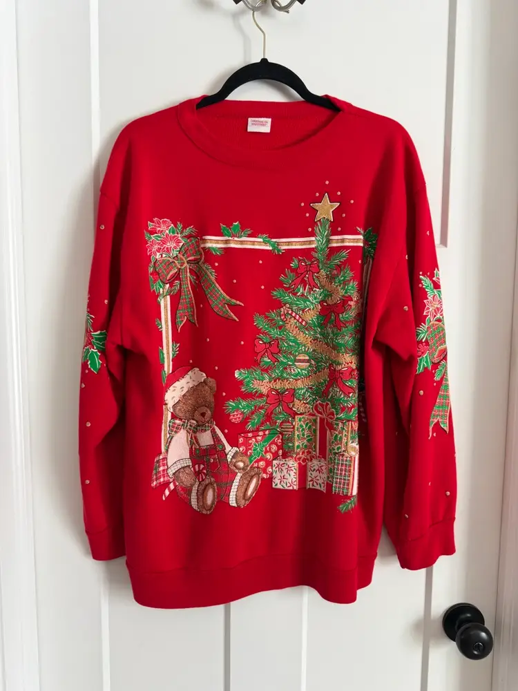 Vintage 90s Ugly Christmas Sweatshirt