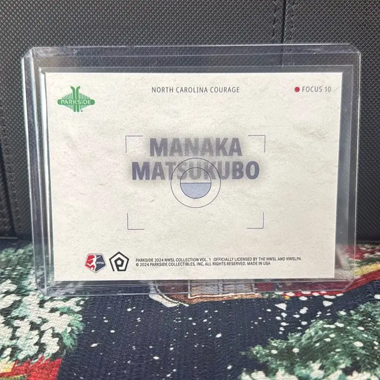 Manaka Matsukubo 2024 Parkside NWSL Vol. 1 Focus Insert FOCUS10 NC Courage