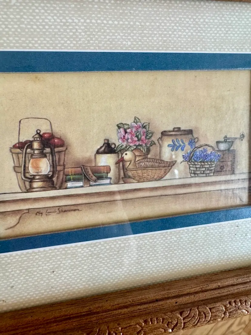 6”x8” Country Still Life Framed Print