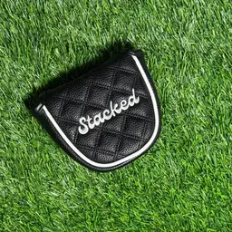 *NEW* Stacked Golf Mallet Headcover Black