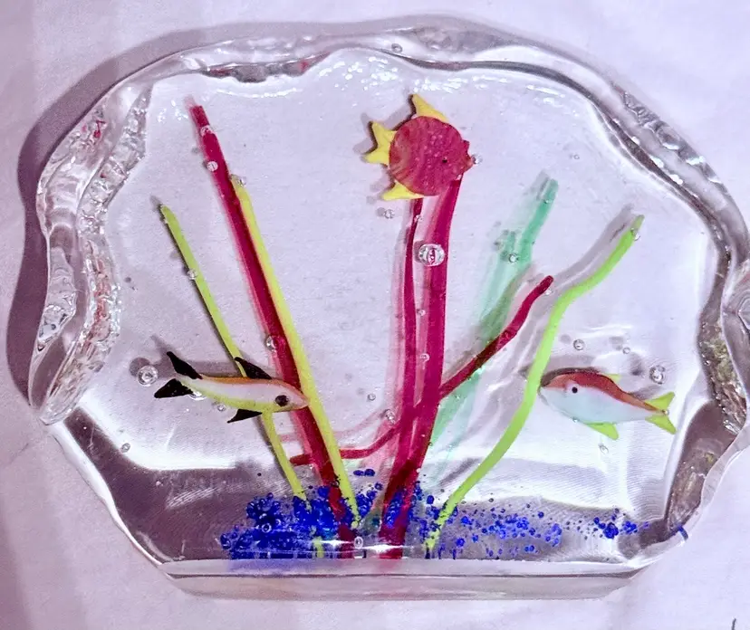 Tropical Aquarium Floor Paperweight