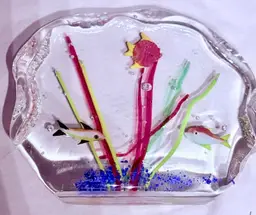 Tropical Aquarium Floor Paperweight